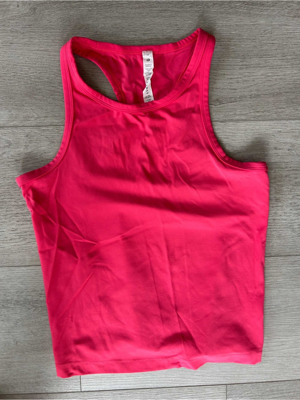 lululemon athletica Bright Pink Racerback Tank